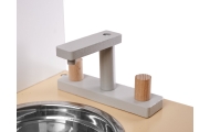 Vaikiška medinė virtuvė MDF MODERN CLASSIC+ priedai