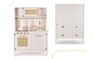 Vaikiška retro MDF medinė virtuvė su BOHO aksesuarais