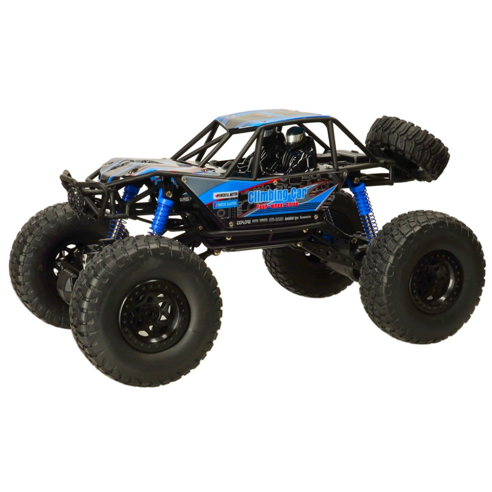 RC vikšrinis laipiojimo automobilis 1:10 4WD 48cm mėlynos spalvos-Žaislai, Auto ir transporto žaislai, Valdomos radijo bangomis-