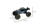 RC vikšrinis laipiojimo automobilis 1:10 4WD 48cm mėlynos spalvos