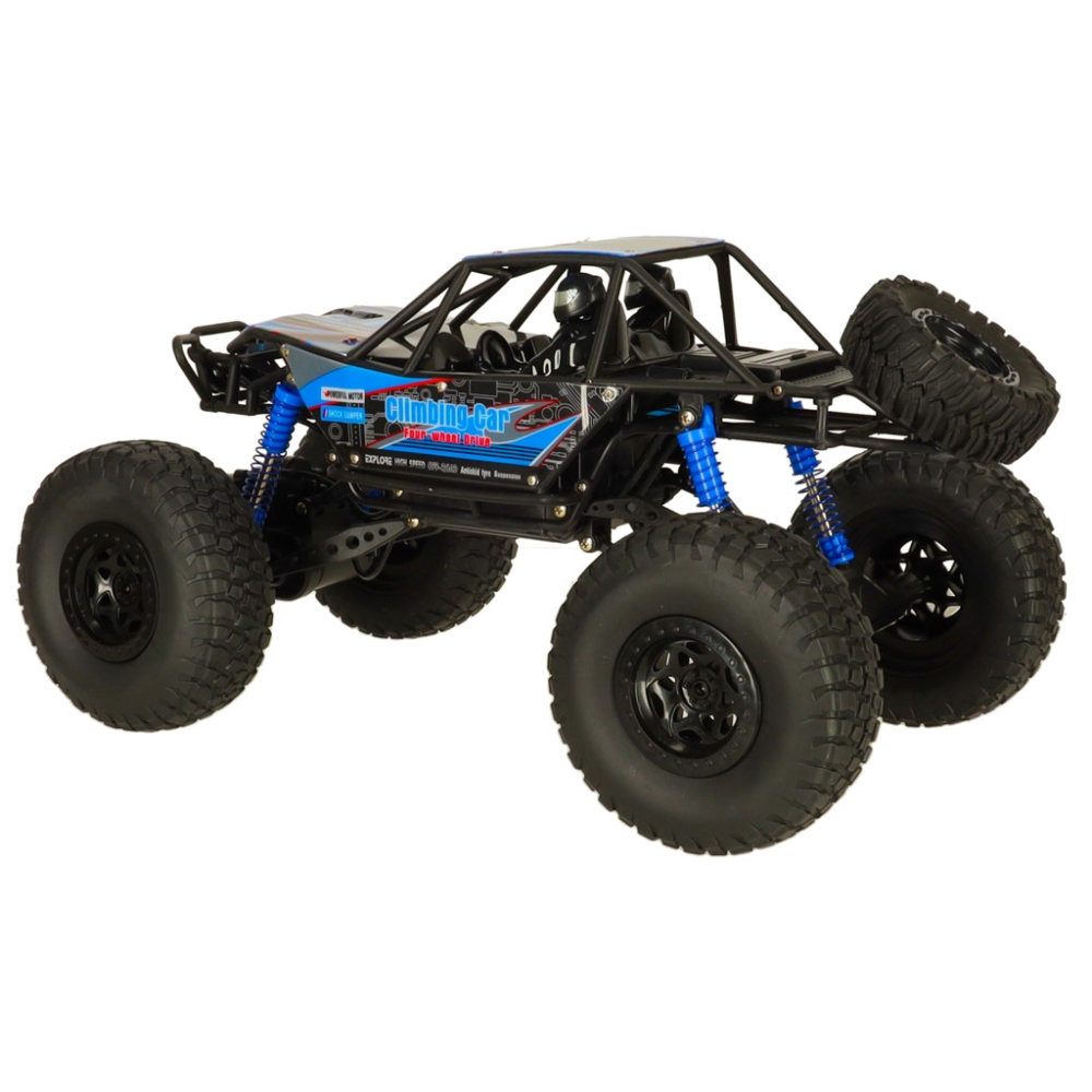 RC vikšrinis laipiojimo automobilis 1:10 4WD 48cm mėlynos spalvos-Žaislai, Auto ir transporto žaislai, Valdomos radijo bangomis-