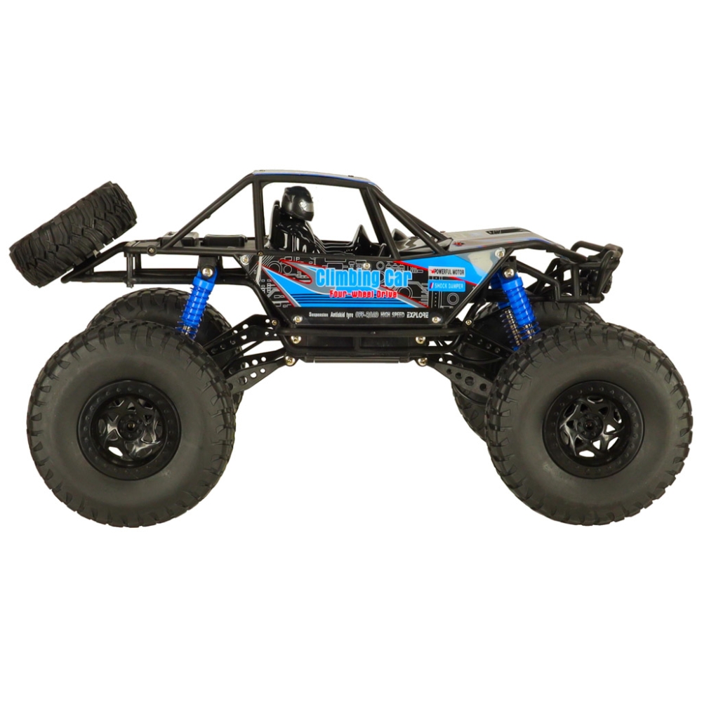 RC vikšrinis laipiojimo automobilis 1:10 4WD 48cm mėlynos spalvos-Žaislai, Auto ir transporto žaislai, Valdomos radijo bangomis-