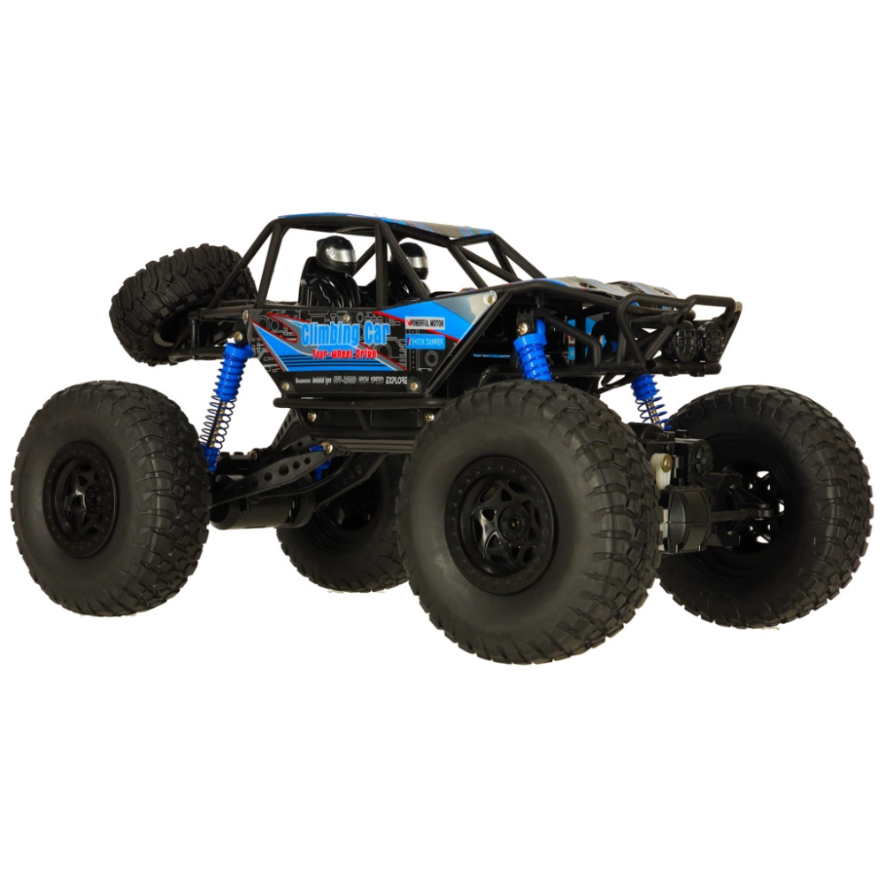 RC vikšrinis laipiojimo automobilis 1:10 4WD 48cm mėlynos spalvos-Žaislai, Auto ir transporto žaislai, Valdomos radijo bangomis-