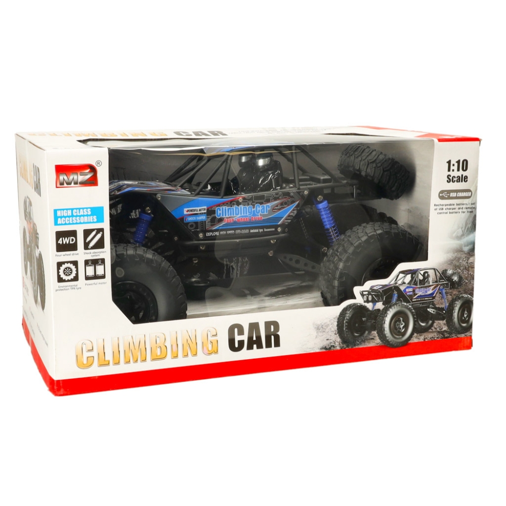 RC vikšrinis laipiojimo automobilis 1:10 4WD 48cm mėlynos spalvos-Žaislai, Auto ir transporto žaislai, Valdomos radijo bangomis-