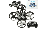 RC dronas JJRC H36 mini 2.4GHz 4CH 6 ašių juodas-Žaislai, Auto ir transporto žaislai, Dronai-e-vaikas