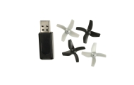RC dronas JJRC H36 mini 2.4GHz 4CH 6 ašių juodas-Žaislai, Auto ir transporto žaislai, Dronai-e-vaikas