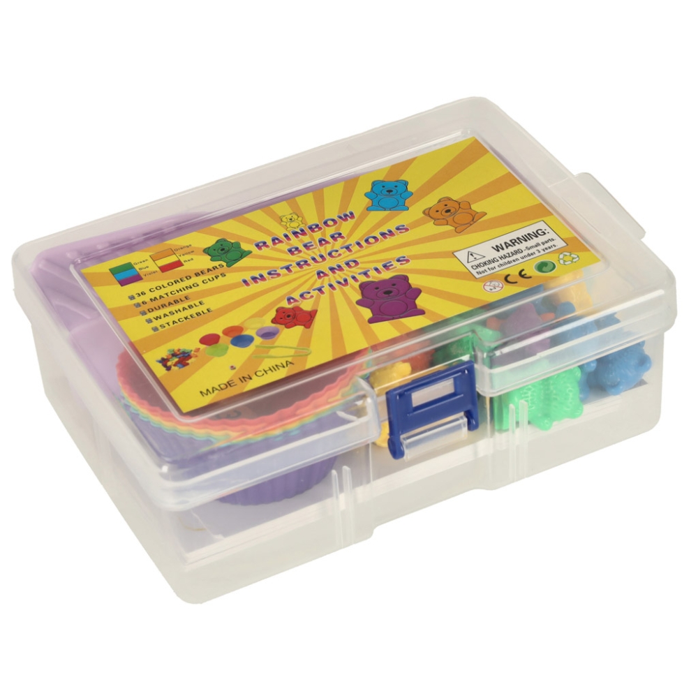 Meškiukai, mokantys skaičiuoti montessori 44el.