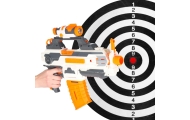 Modulinis šautuvas Fantastic Blaster 4-in-1 30 šovinių-Žaislai, Žaisliniai ginklai ir šoviniai, Žaisliniai ginklai-e-vaikas