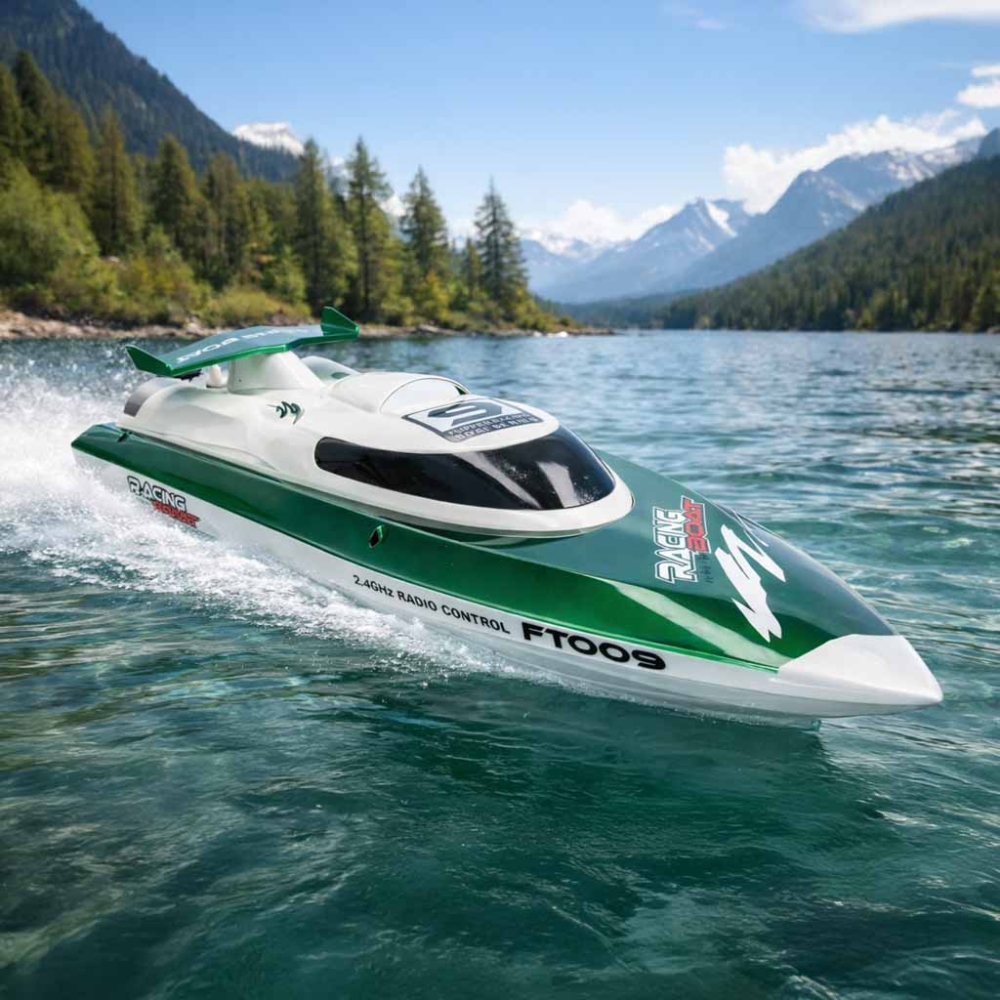 RC nuotolinio valdymo valtis FT009 žalia-Žaislai, Auto ir transporto žaislai, Laivai-e-vaikas