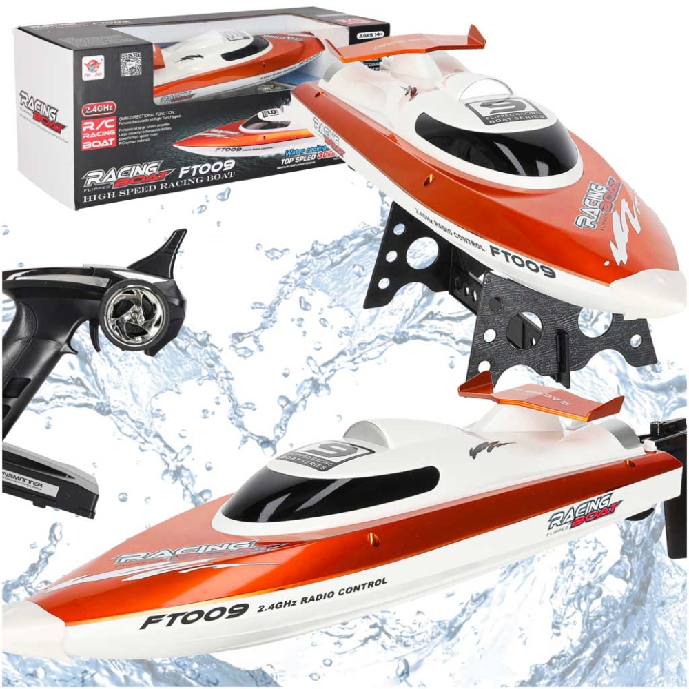 RC nuotolinio valdymo valtis FT009 oranžinė-Žaislai, Auto ir transporto žaislai, Laivai-e-vaikas