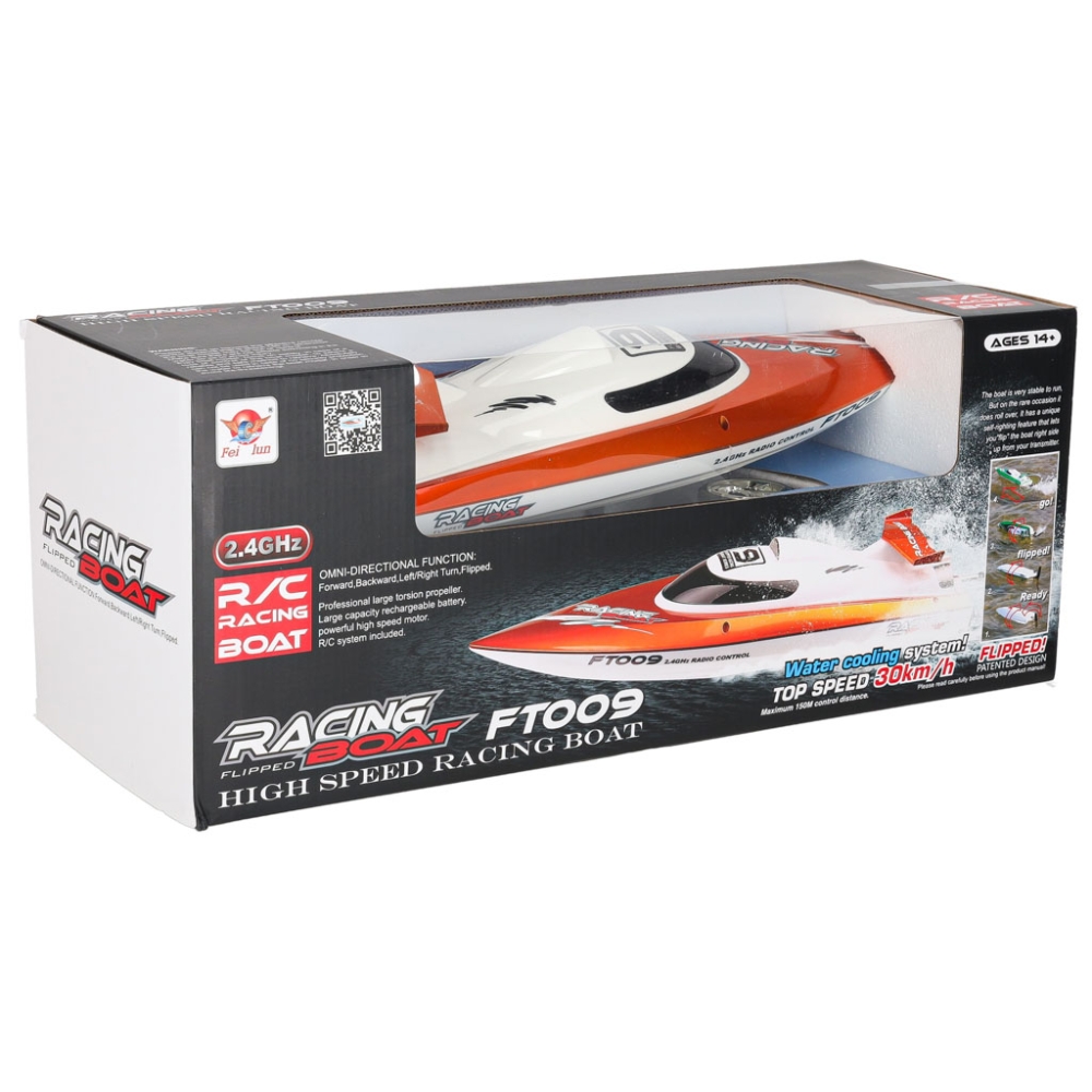 RC nuotolinio valdymo valtis FT009 oranžinė-Žaislai, Auto ir transporto žaislai, Laivai-e-vaikas