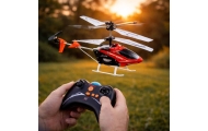 SYMA S5 RC sraigtasparnis 3CH raudonas