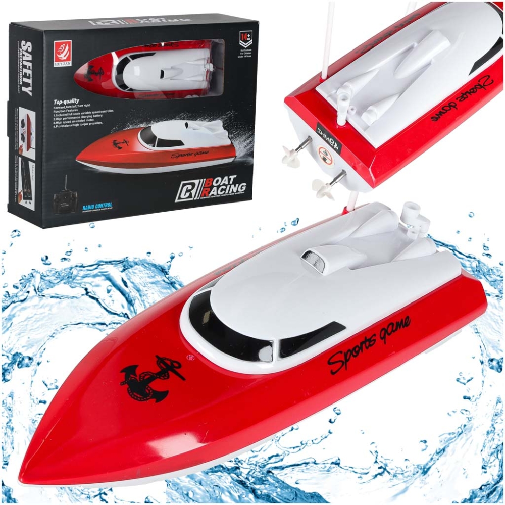 RC valtis 4CH mini CP802 raudona-Žaislai, Auto ir transporto žaislai, Laivai-e-vaikas