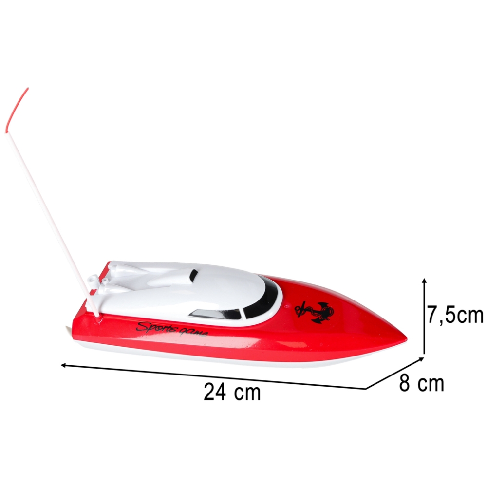 RC valtis 4CH mini CP802 raudona-Žaislai, Auto ir transporto žaislai, Laivai-e-vaikas