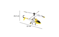 SYMA S107H RC sraigtasparnis 2.4GHz RTF geltonos spalvos