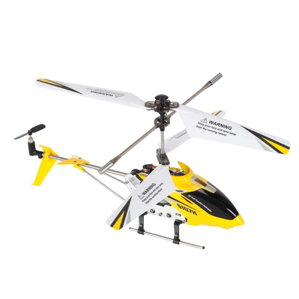 RC sraigtasparnis SYMA S107H 2.4GHz RTF geltonos spalvos-Žaislai, Auto ir transporto žaislai, Lėktuvai-e-vaikas