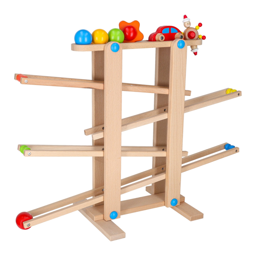Medinis Montessori kamuoliukų takas XXL-Žaislai, Kūdikiams, Žaislai mažyliams (iki 4 m.