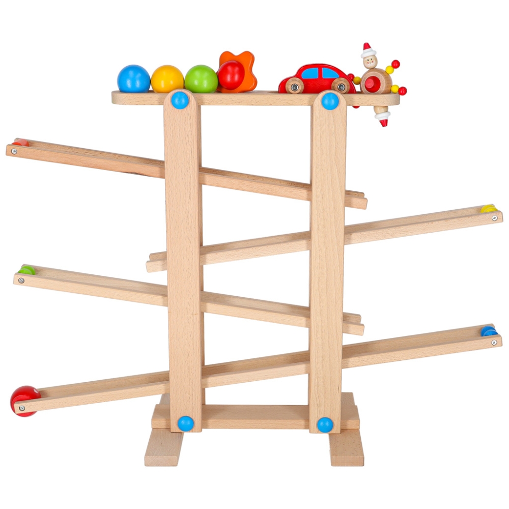 Medinis Montessori kamuoliukų takas XXL-Žaislai, Kūdikiams, Žaislai mažyliams (iki 4 m.