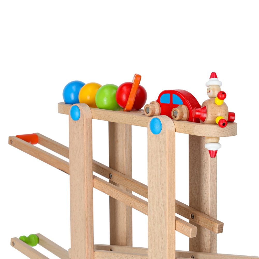 Medinis Montessori kamuoliukų takas XXL-Žaislai, Kūdikiams, Žaislai mažyliams (iki 4 m.