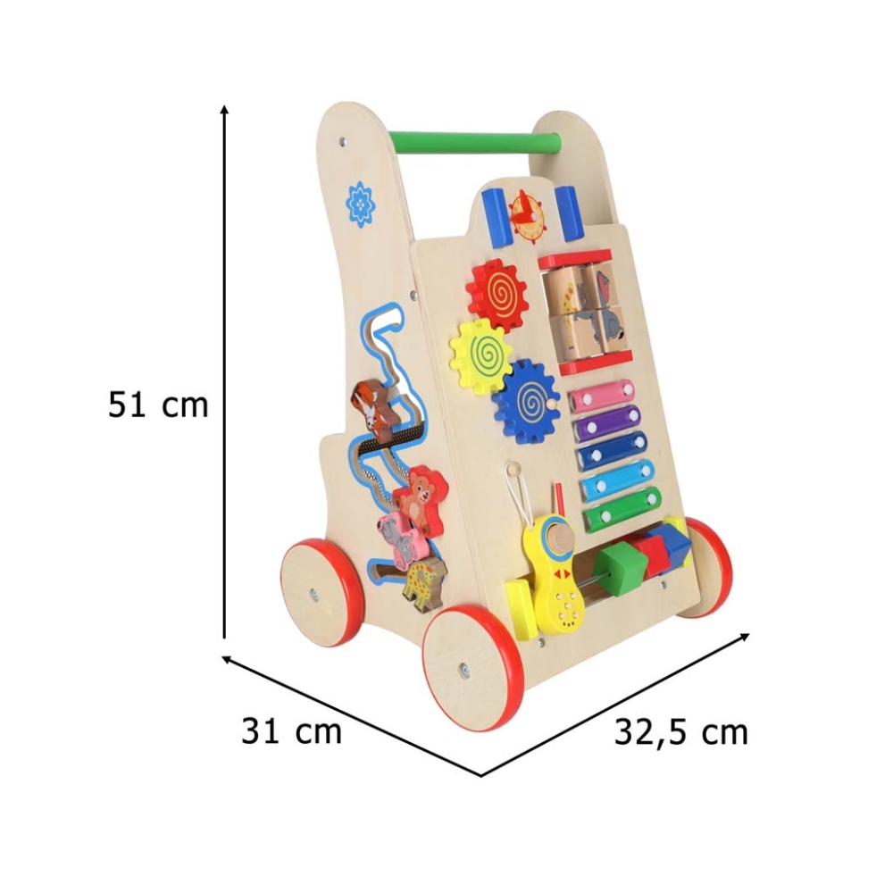 Medinis lavinamasis stumdukas 6in1-Judėjimui, Stumdukai-e-vaikas