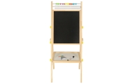 Magnetinė kreidinė lenta su popieriumi ir abaku 90 cm-Žaislai, Lavinamieji žaislai, Molbertai, piešimo lentos-e-vaikas