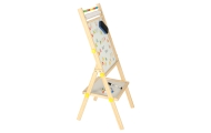 Magnetinė kreidinė lenta su popieriumi ir abaku 90 cm-Žaislai, Lavinamieji žaislai, Molbertai, piešimo lentos-e-vaikas