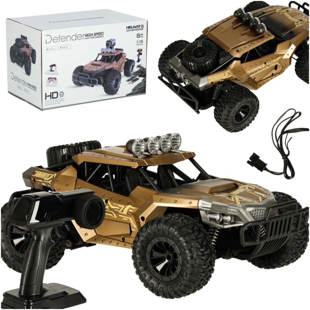 RC visureigis drifto automobilis 20 km/h rudas