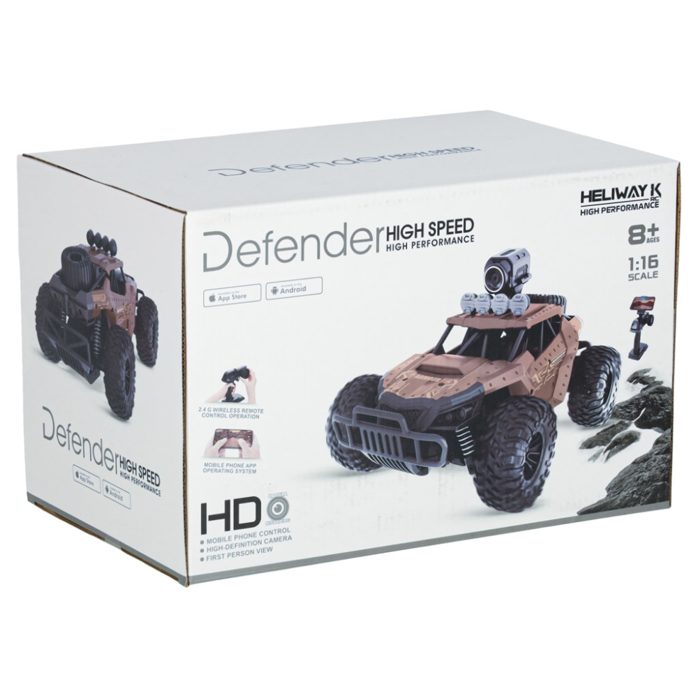 RC visureigis drifto automobilis 20 km/h rudas