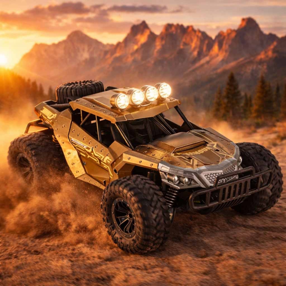RC visureigis drifto automobilis 20 km/h rudas-Žaislai, Auto ir transporto žaislai, Valdomos radijo bangomis-e-vaikas