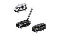Transporterio lėktuvas + 3 policijos automobiliai