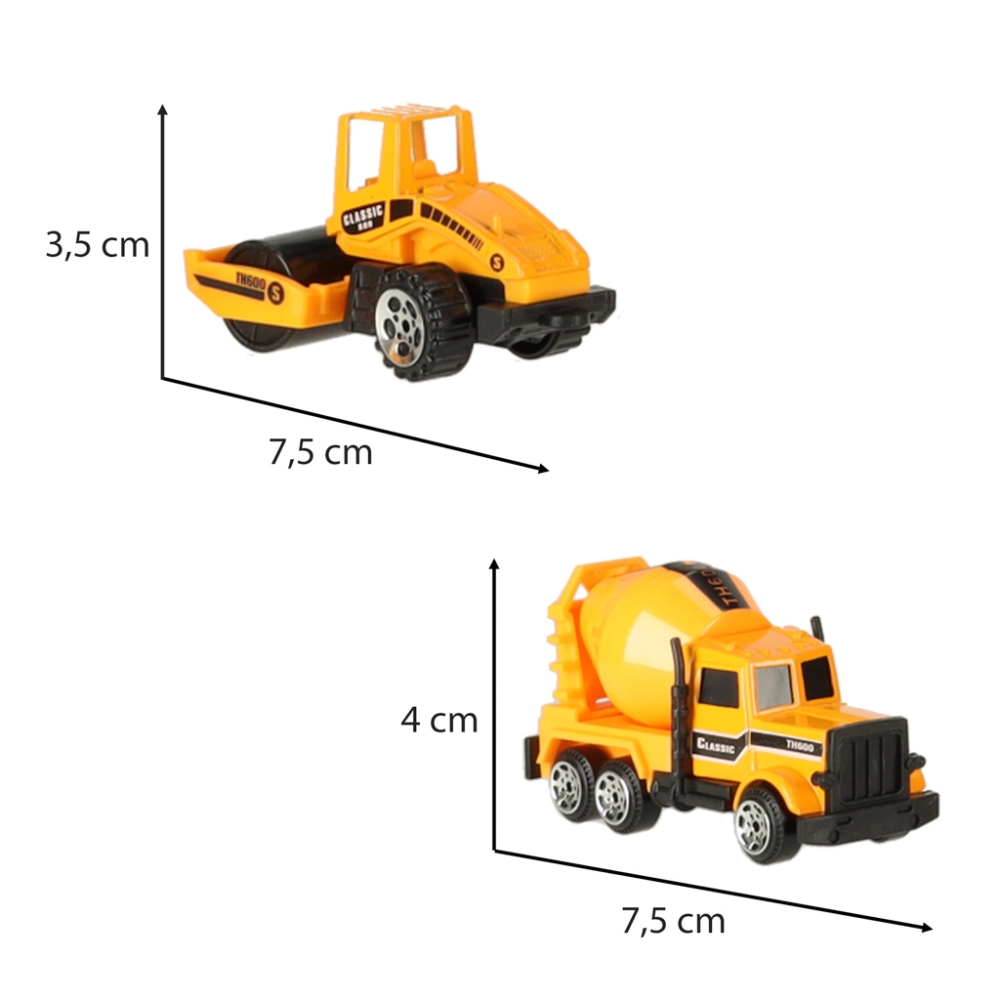 Statybinių automobilių rinkinys iš 6 dalių-Žaislai, Auto ir transporto žaislai, Mašinos-e-vaikas