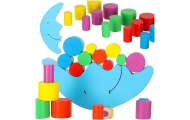 Balansuojantis mėnulio medinis montessori vikrumo žaidimas