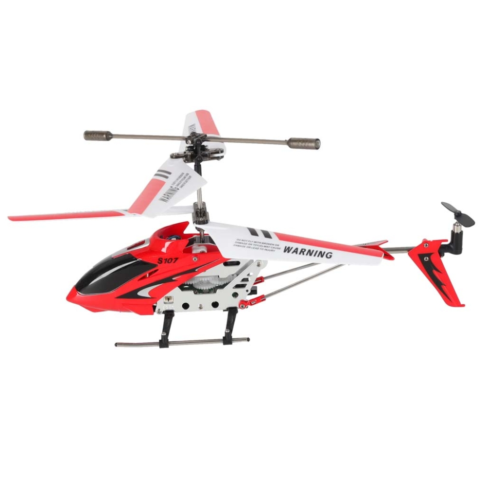 RC sraigtasparnis SYMA S107G raudonas-Žaislai, Auto ir transporto žaislai, Lėktuvai-e-vaikas