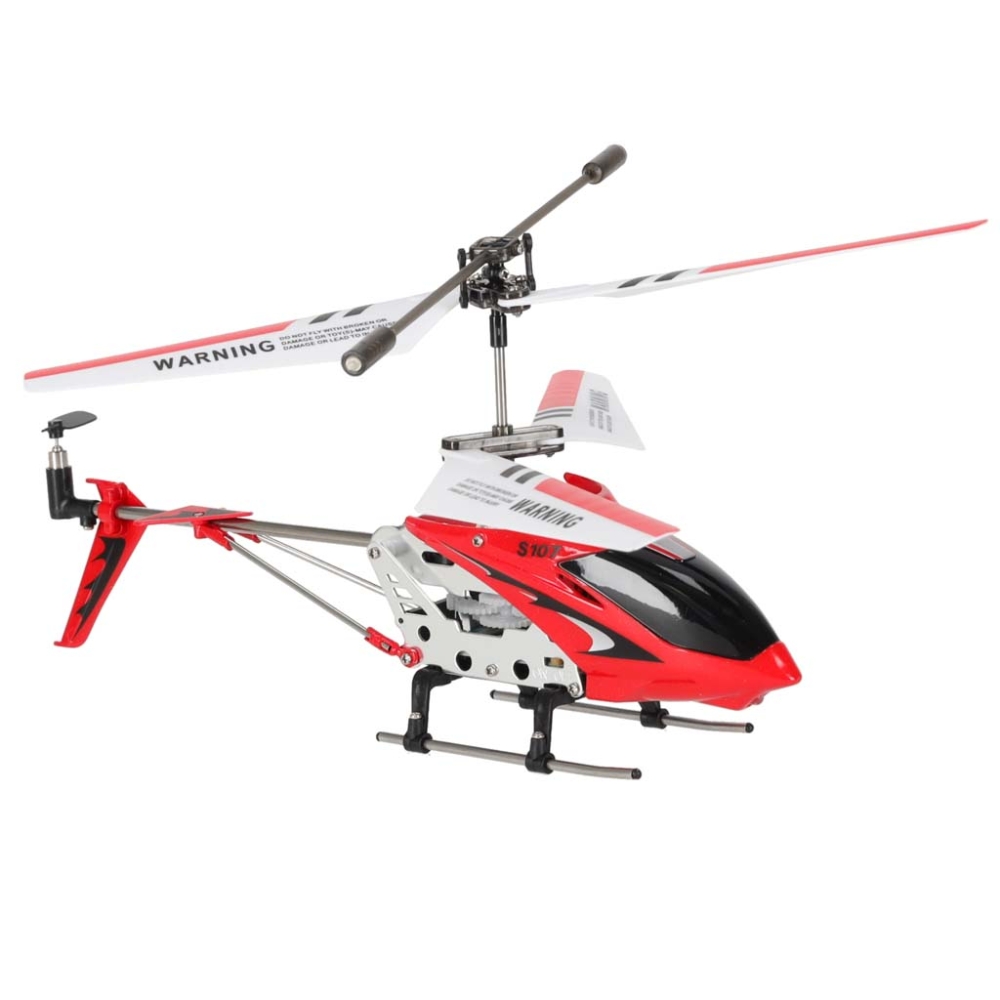 RC sraigtasparnis SYMA S107G raudonas-Žaislai, Auto ir transporto žaislai, Lėktuvai-e-vaikas