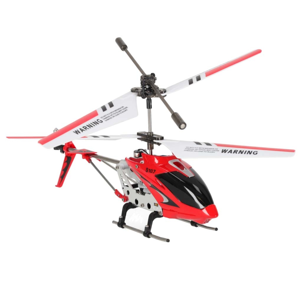 RC sraigtasparnis SYMA S107G raudonas-Žaislai, Auto ir transporto žaislai, Lėktuvai-e-vaikas