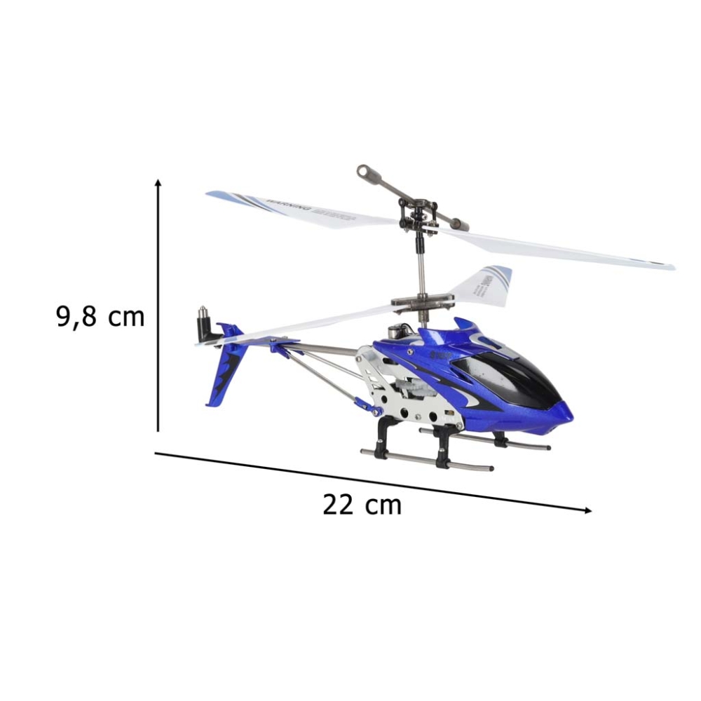 RC sraigtasparnis SYMA S107G mėlynos spalvos-Žaislai, Auto ir transporto žaislai, Lėktuvai-e-vaikas