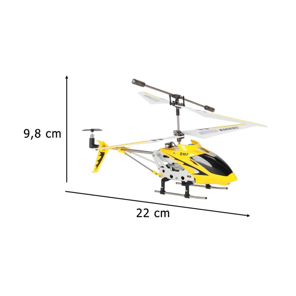 RC sraigtasparnis SYMA S107G geltonos spalvos-Žaislai, Auto ir transporto žaislai, Lėktuvai-e-vaikas