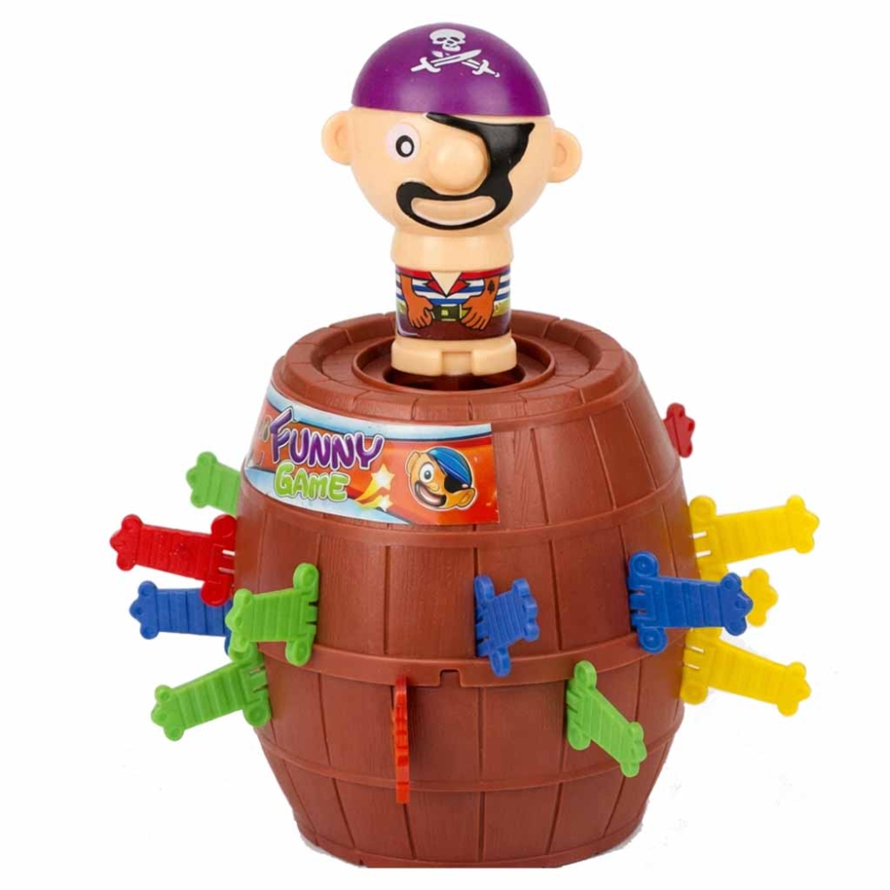 Arkadinis žaidimas Pašėlęs piratas 9 x 9 x 12,5 cm-Žaislai, Stalo žaidimai, Įvairūs stalo žaidimai-e-vaikas