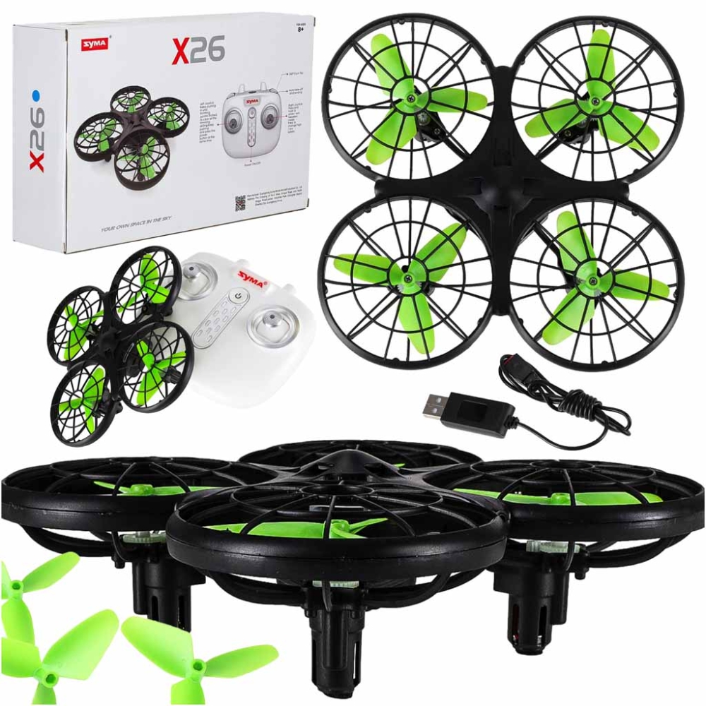 "Syma X26" kliūčių vengimo RC dronas 2.4Ghz be galvos