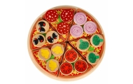 Medinis žaidimų rinkinys "Pizza" su priedais