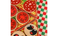 Medinės picos rinkinys su priedais Pizza-Žaislai, Profesijos, buities žaislai, Mažiesiems kulinarams-e-vaikas