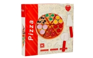 Medinės picos rinkinys su priedais Pizza-Žaislai, Profesijos, buities žaislai, Mažiesiems kulinarams-e-vaikas