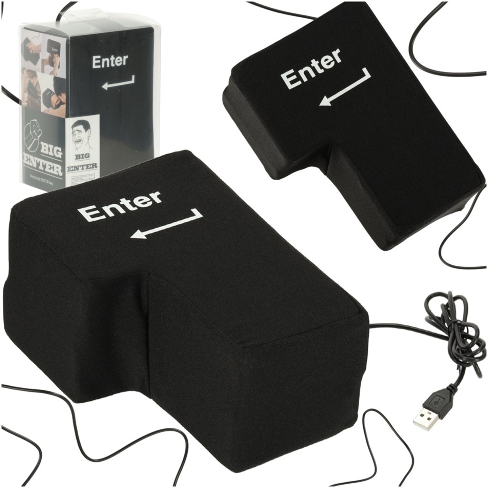 Didelė antistresinė USB pagalvėlė - ENTER klavišas-Namai, laisvalaikis, turizmas, Namų apyvokos prekės-e-vaikas