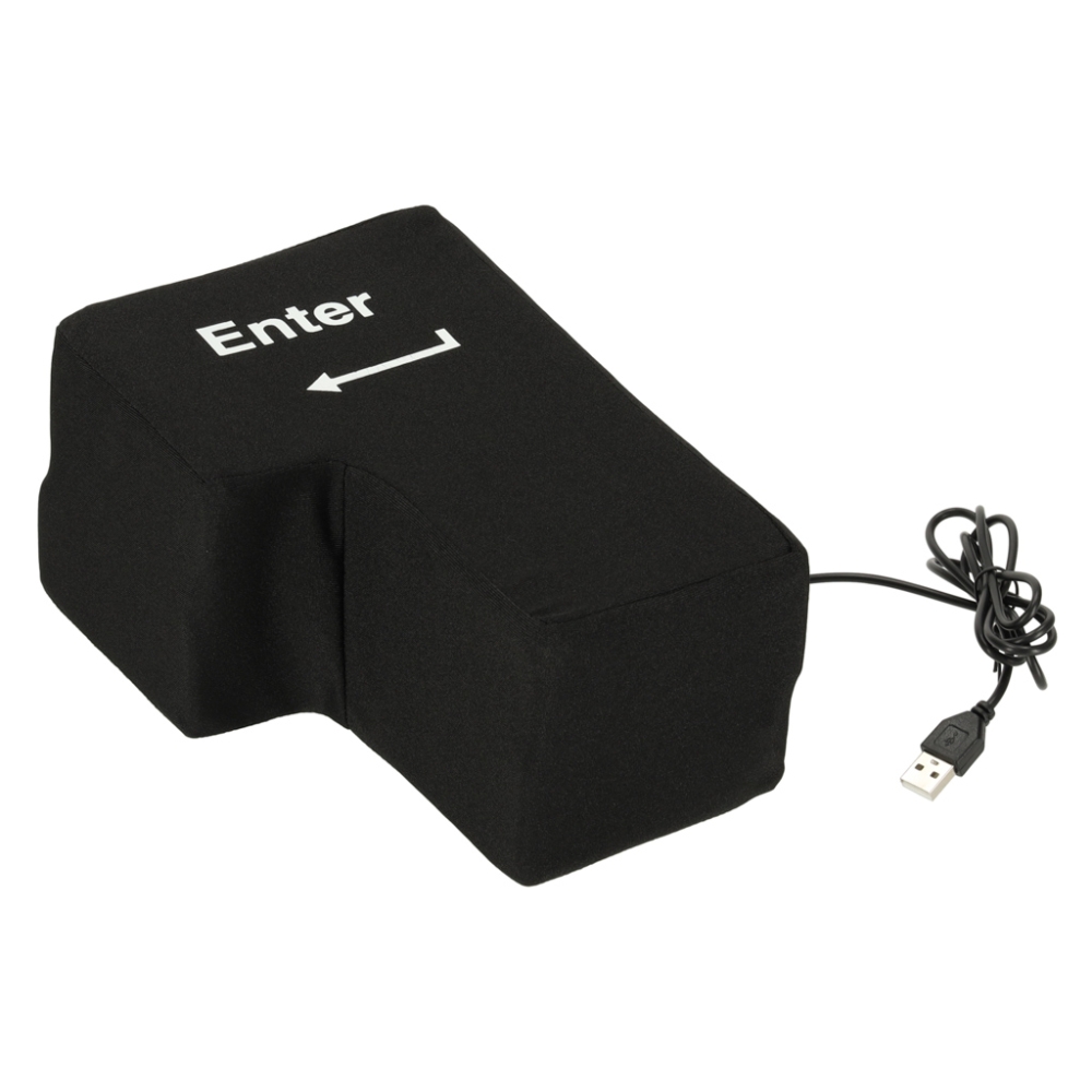 Didelė antistresinė USB pagalvėlė - ENTER klavišas-Namai, laisvalaikis, turizmas, Namų apyvokos prekės-e-vaikas