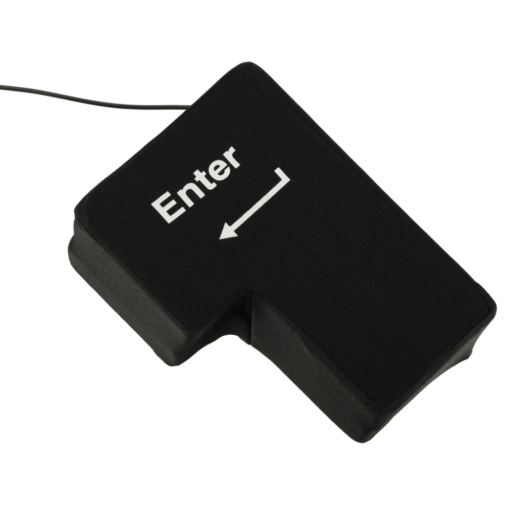 Didelė antistresinė USB pagalvėlė - ENTER klavišas-Namai, laisvalaikis, turizmas, Namų apyvokos prekės-e-vaikas
