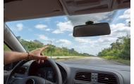 Plataus kampo galinio vaizdo veidrodis su siurbtuku 20 cm-Automobilinės kėdutės, Autokėdučių priedai-e-vaikas