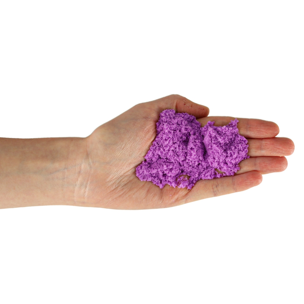Kinetinis smėlis 1 kg maišelyje, violetinės spalvos-Žaislai, Kūrybiniai žaislai, Lipdymas-e-vaikas
