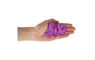 Kinetinis smėlis 1 kg maišelyje, violetinės spalvos
