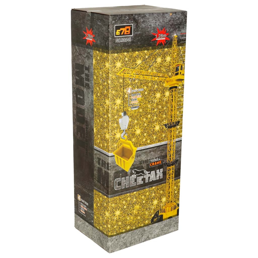 Nuotoliniu būdu valdomas RC kranas 4CH 128cm-Žaislai, Auto ir transporto žaislai, Garažai, trasos ir kita-e-vaikas