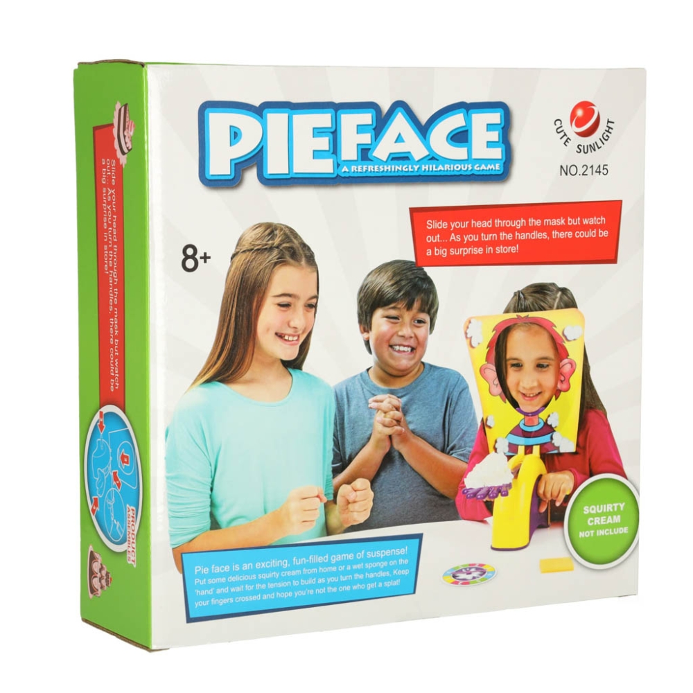 Torto žaidimas PIE FACE-Žaislai, Stalo žaidimai, Įvairūs stalo žaidimai-e-vaikas